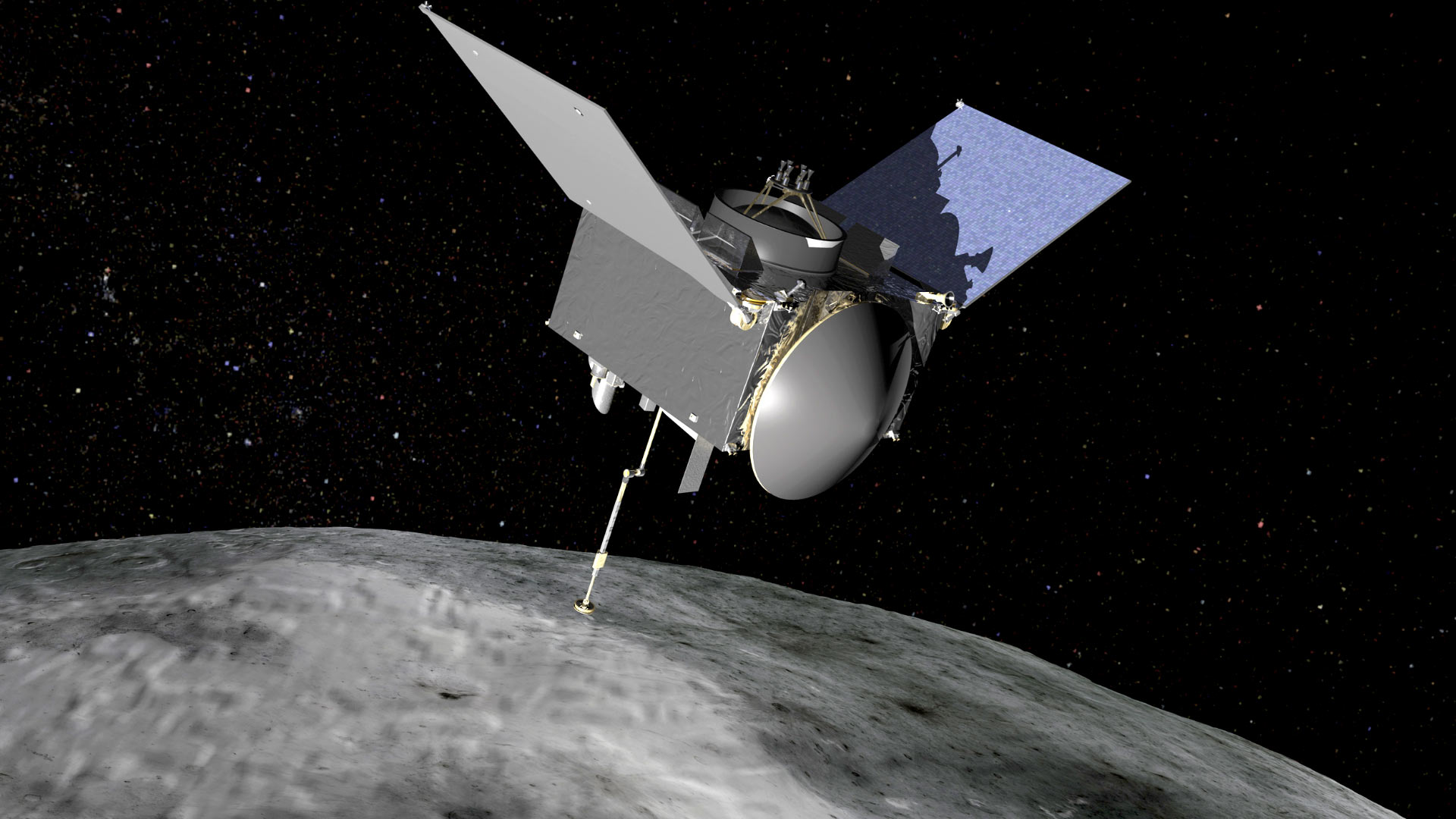 Telescope Spots a Sample-Laden OSIRIS-REx